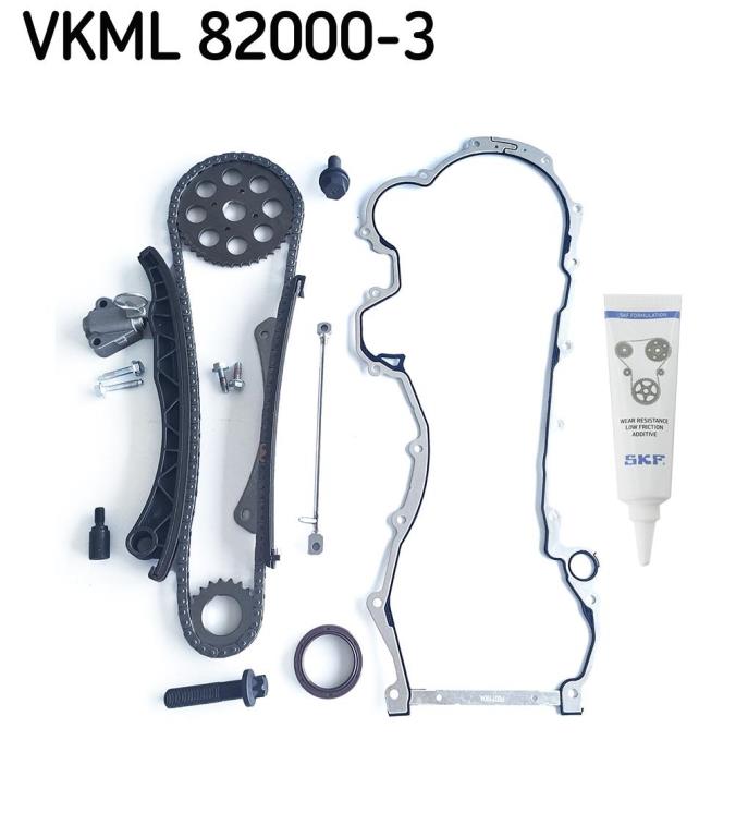 Jeu de distribution à chaînes (Kit chaîne de distribution) SKF ref. VKML 82000-3